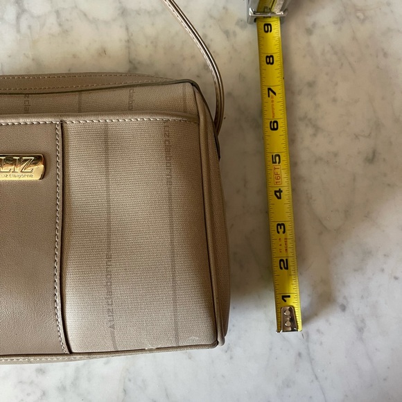 Liz Claiborne Vintage Monogram Crossbody Purse 90s - Picture 12 of 15